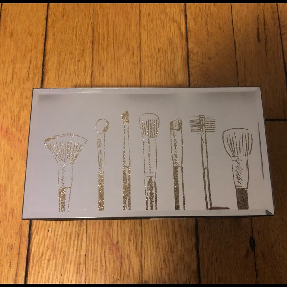 Mirrored Makeup Brush Holder
